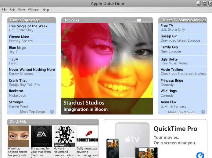 Latest quicktime player for mac